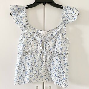 Kirious Tie Front Top